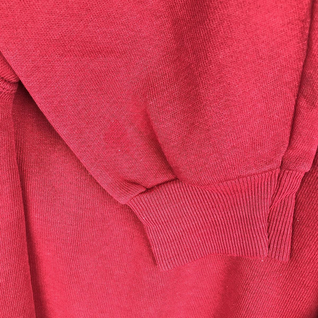 Vintage 1980'S Russell college sweatshirt, size M, men's cotton burgundy type Vintage Second Hand