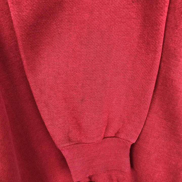 Vintage 1980'S Russell college sweatshirt, size M, men's cotton burgundy type Vintage Second Hand