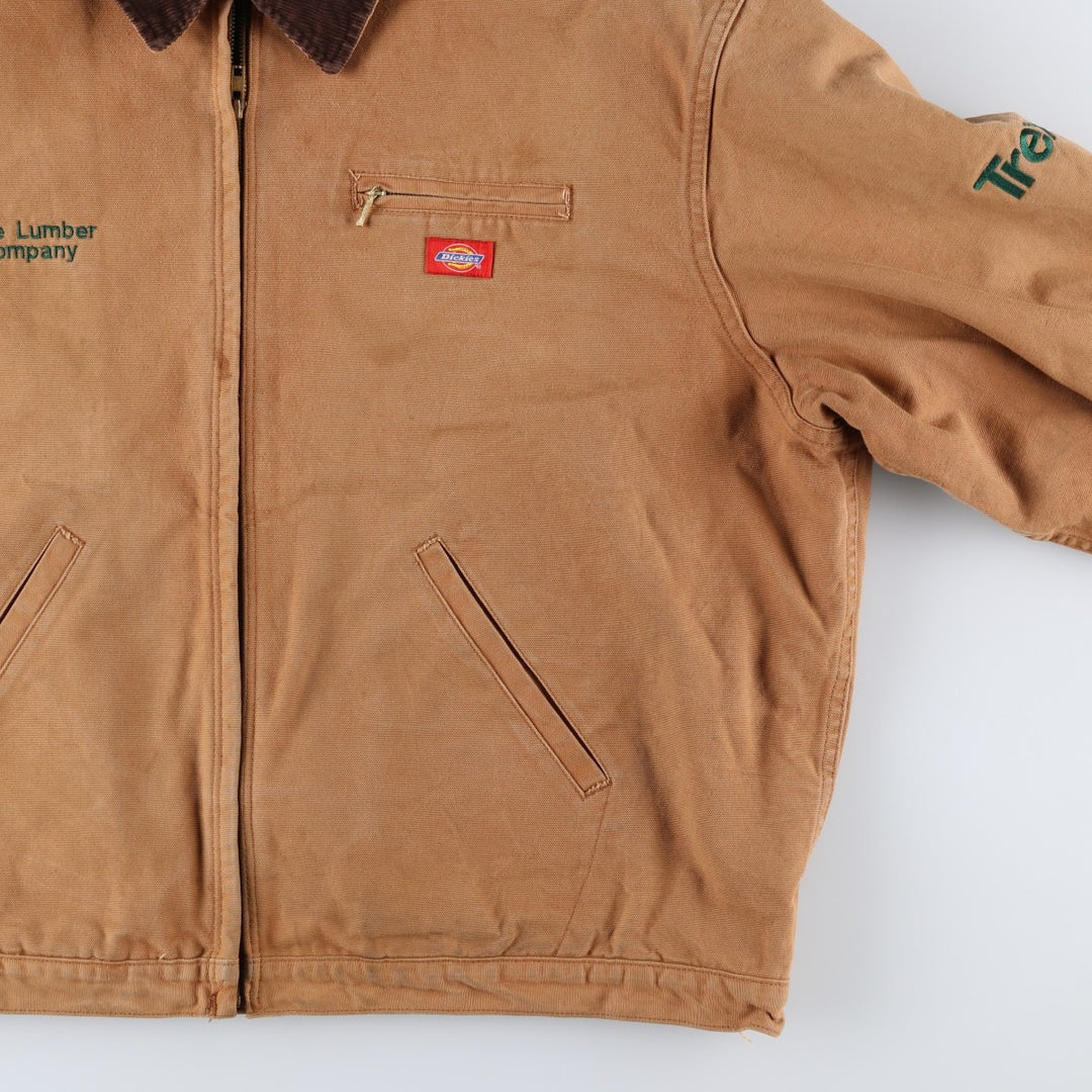 Dickies Detroit Jacket-Style Padded Duck Work Jacket, Men's XXL unclear ocher yellow type Vintage Second Hand