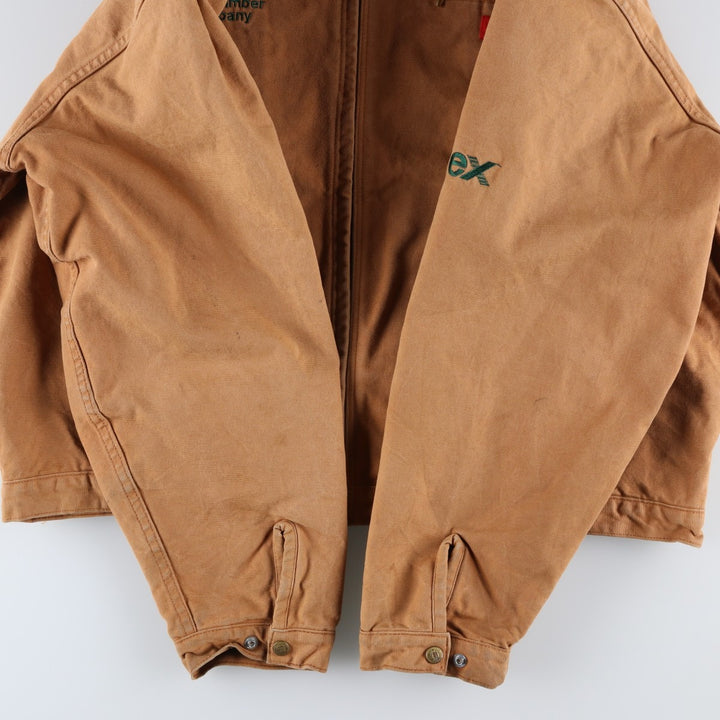 Dickies Detroit Jacket-Style Padded Duck Work Jacket, Men's XXL unclear ocher yellow type Vintage Second Hand