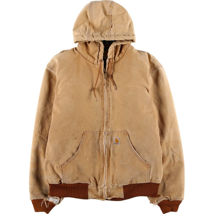 Carhartt Active Jacket, Padded Duck Full-Zip Hoodie, Men's XL unclear Beige type Vintage Second Hand