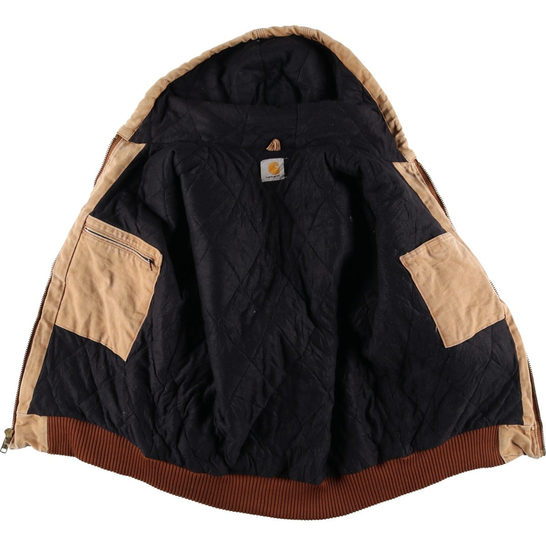 Carhartt Active Jacket, Padded Duck Full-Zip Hoodie, Men's XL unclear Beige type Vintage Second Hand