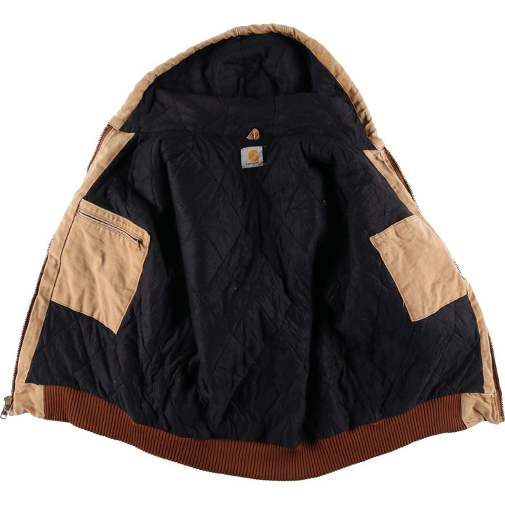 Carhartt Active Jacket, Padded Duck Full-Zip Hoodie, Men's XL unclear Beige type Vintage Second Hand