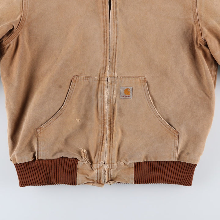 Carhartt Active Jacket, Padded Duck Full-Zip Hoodie, Men's XL unclear Beige type Vintage Second Hand