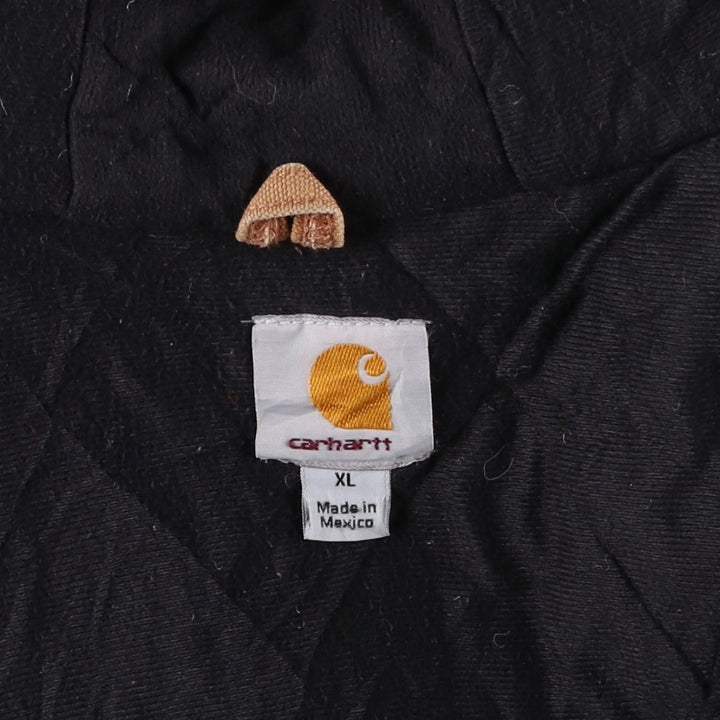 Carhartt Active Jacket, Padded Duck Full-Zip Hoodie, Men's XL cotton brown type Vintage Second Hand