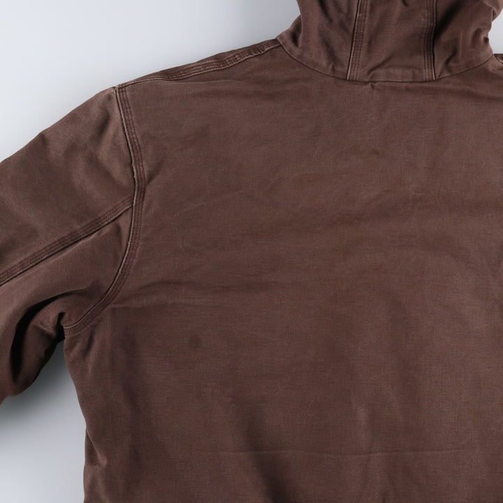 Carhartt Active Jacket, Padded Duck Full-Zip Hoodie, Men's XXL cotton brown type Vintage Second Hand