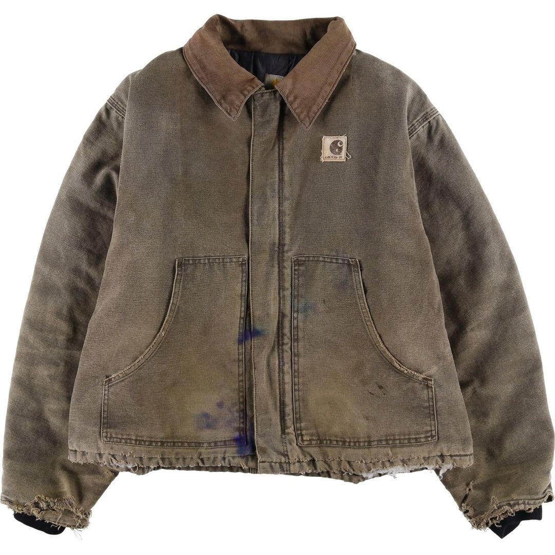 Carhartt Traditional Padded Duck Work Jacket, Men's XL unclear Khaki type Vintage Second Hand