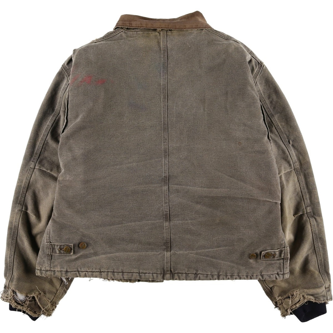 Carhartt Traditional Padded Duck Work Jacket, Men's XL unclear Khaki type Vintage Second Hand