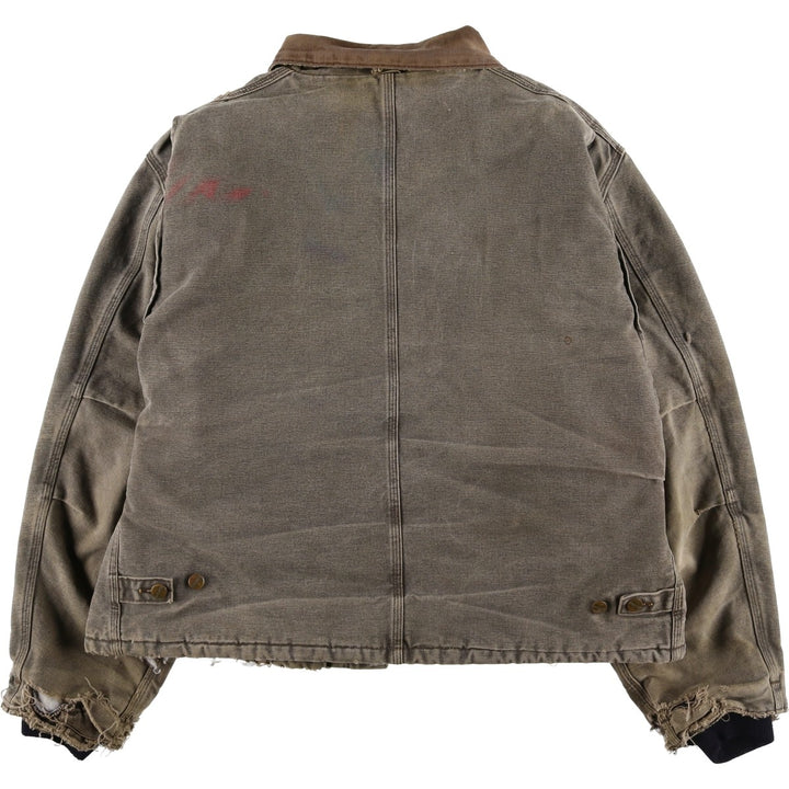 Carhartt Traditional Padded Duck Work Jacket, Men's XL unclear Khaki type Vintage Second Hand