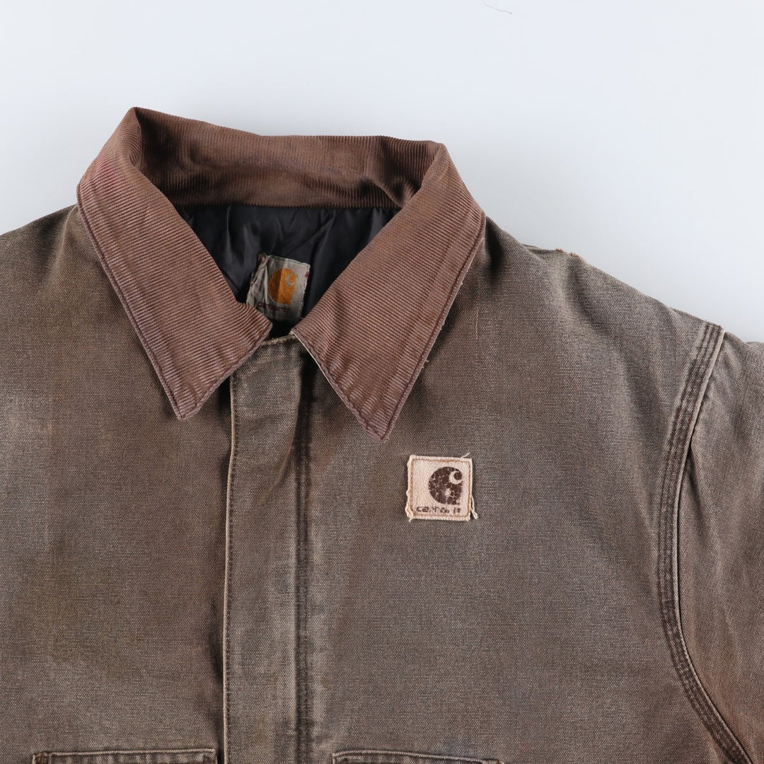 Carhartt Traditional Padded Duck Work Jacket, Men's XL unclear Khaki type Vintage Second Hand