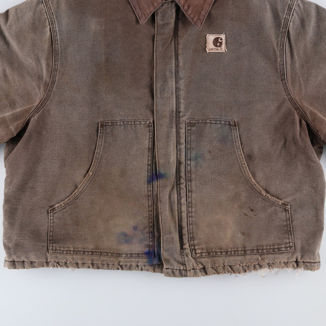 Carhartt Traditional Padded Duck Work Jacket, Men's XL unclear Khaki type Vintage Second Hand