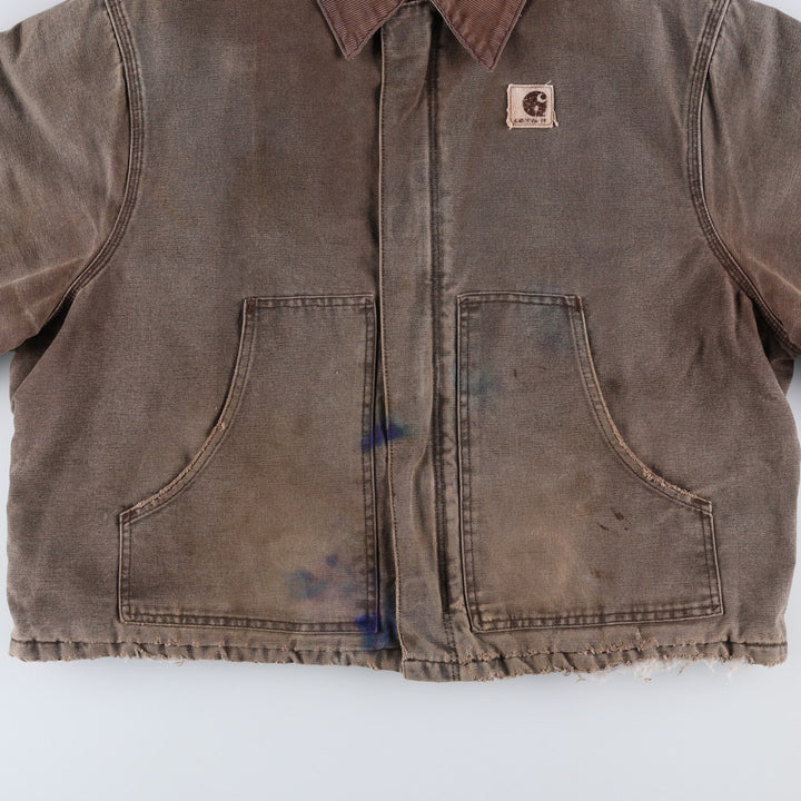 Carhartt Traditional Padded Duck Work Jacket, Men's XL unclear Khaki type Vintage Second Hand
