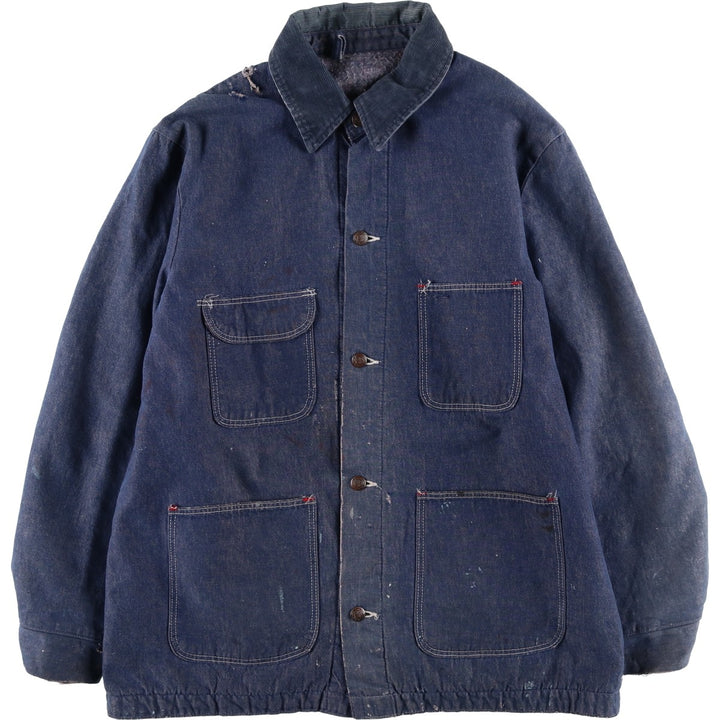 Vintage 70'S Blue Bell Bat Dye Denim Coveralls, Men's Size L cotton blue type Vintage Second Hand