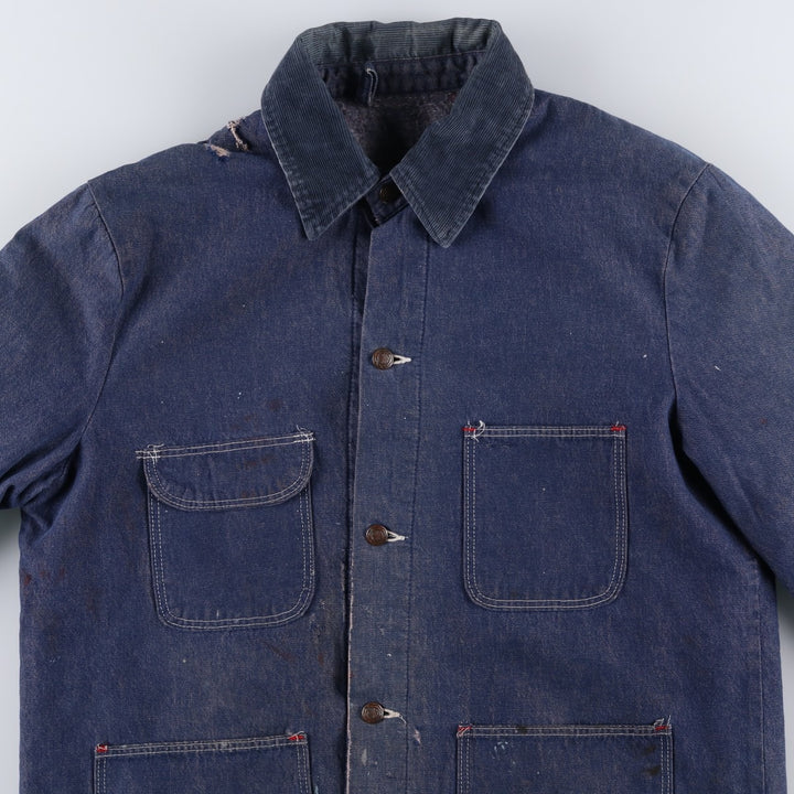 Vintage 70'S Blue Bell Bat Dye Denim Coveralls, Men's Size L cotton blue type Vintage Second Hand