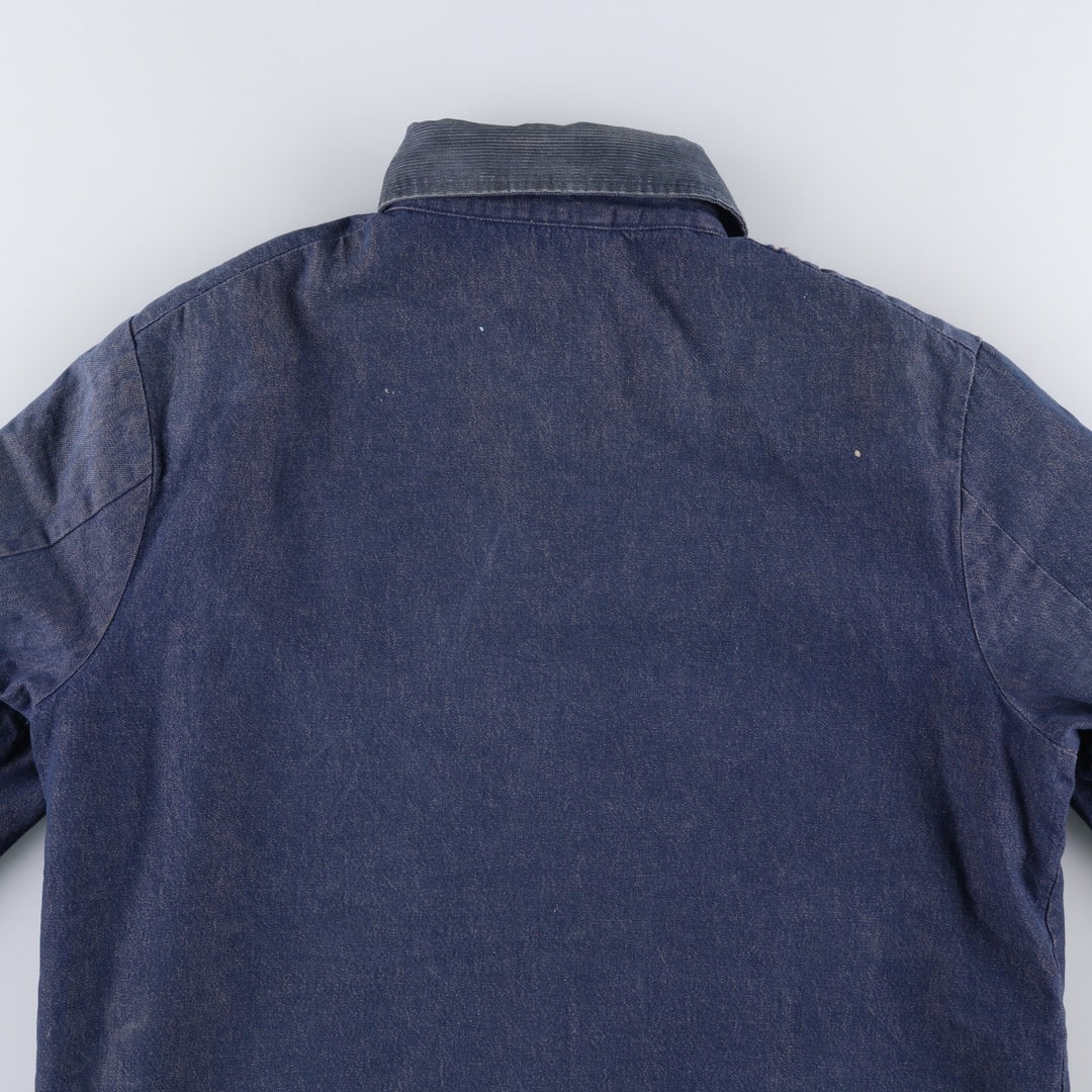 Vintage 70'S Blue Bell Bat Dye Denim Coveralls, Men's Size L cotton blue type Vintage Second Hand