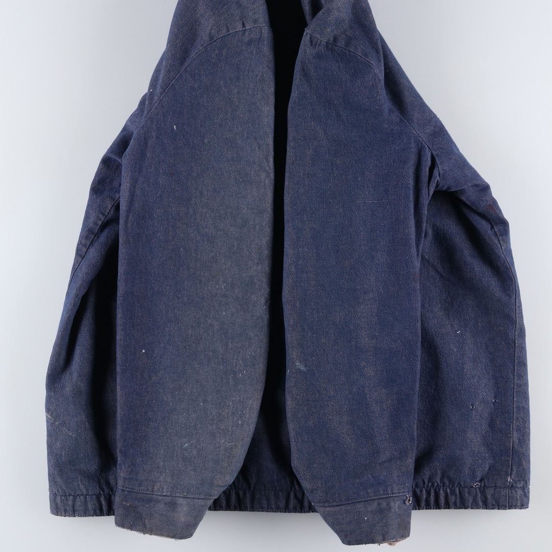 Vintage 70'S Blue Bell Bat Dye Denim Coveralls, Men's Size L cotton blue type Vintage Second Hand