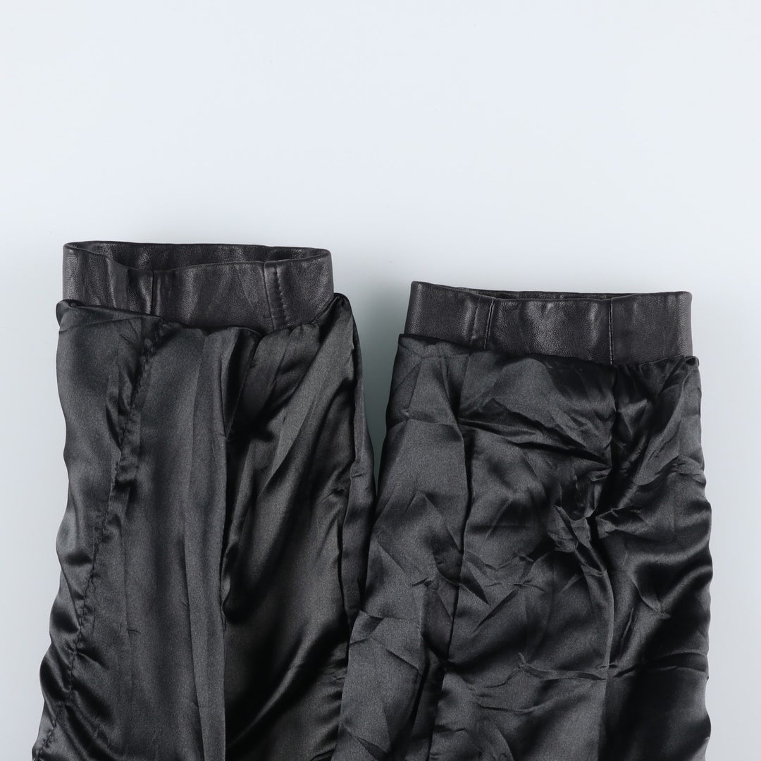 NICOLE MILLER Leather Jacket, Men's Size L genuine leather black type Vintage Second Hand