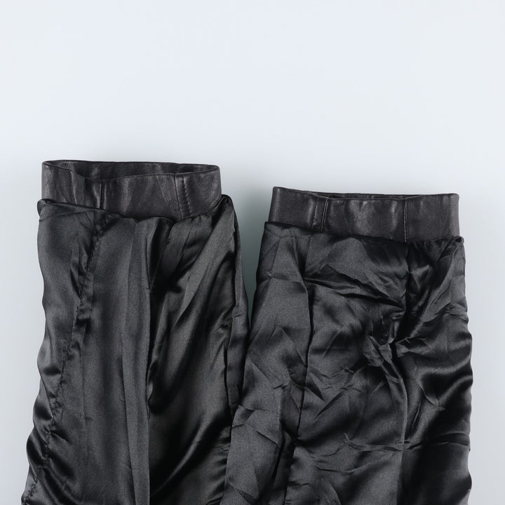 NICOLE MILLER Leather Jacket, Men's Size L genuine leather black type Vintage Second Hand