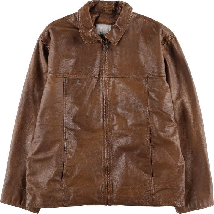 Wilsons Leather M. Julian Leather Jacket, Men's Size XL genuine leather brown type Vintage Second Hand