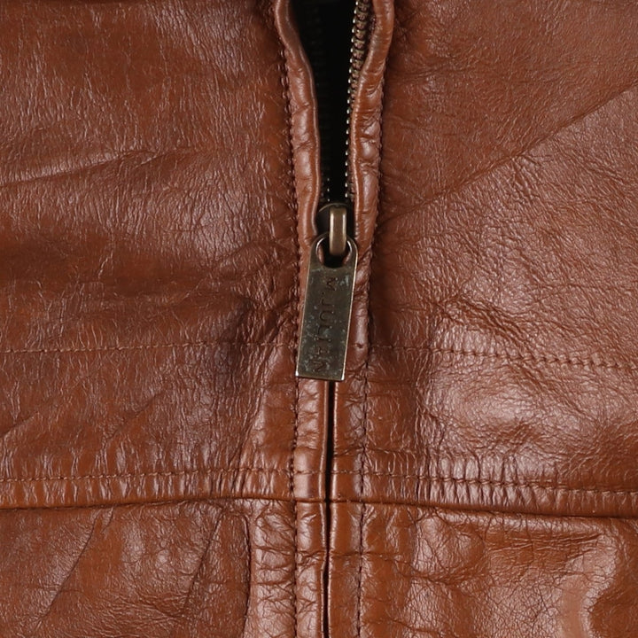 Wilsons Leather M. Julian Leather Jacket, Men's Size XL genuine leather brown type Vintage Second Hand