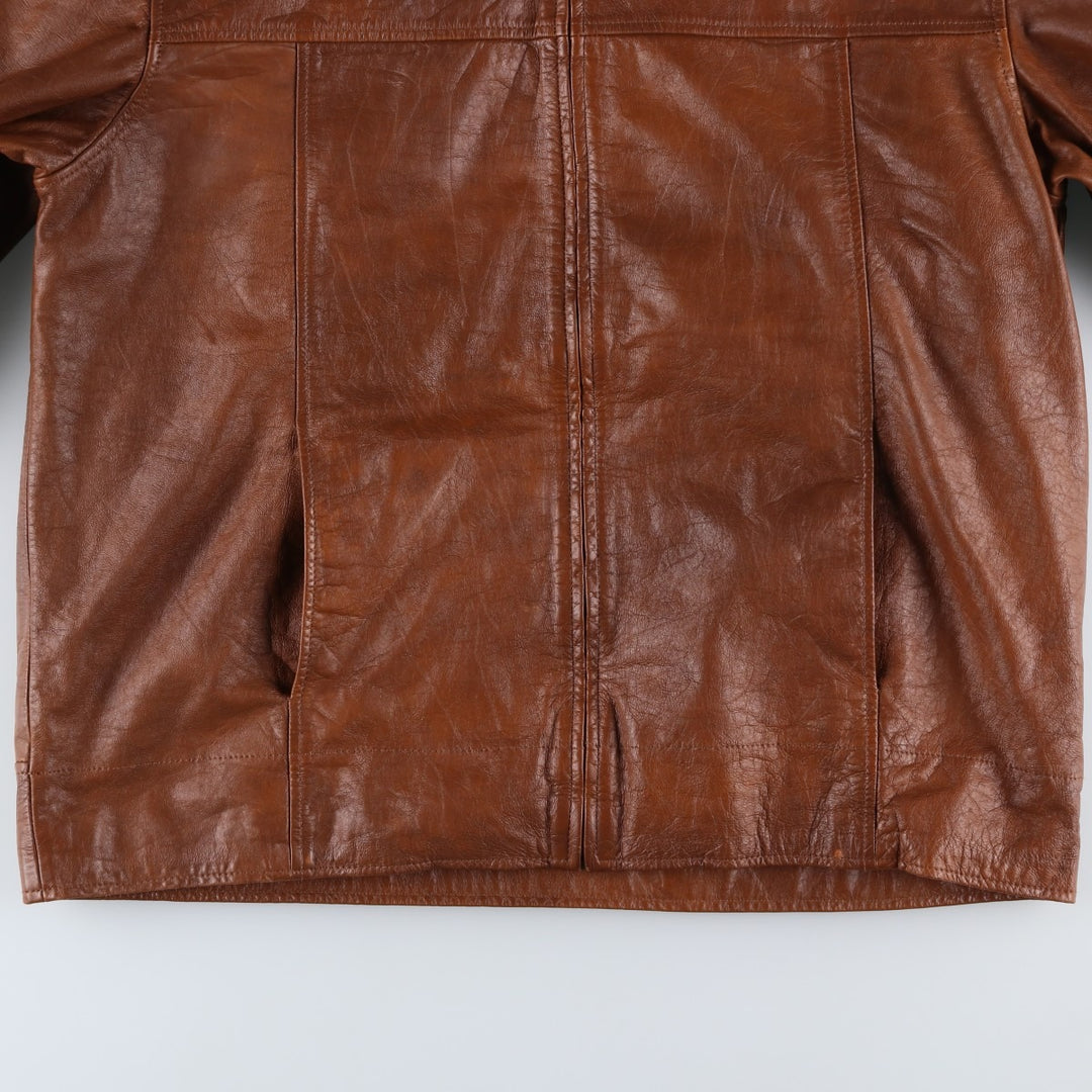 Wilsons Leather M. Julian Leather Jacket, Men's Size XL genuine leather brown type Vintage Second Hand
