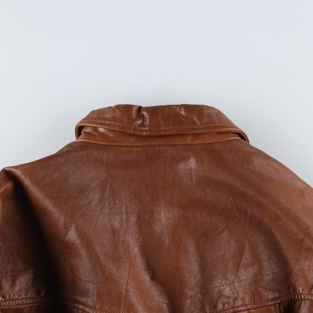Wilsons Leather M. Julian Leather Jacket, Men's Size XL genuine leather brown type Vintage Second Hand