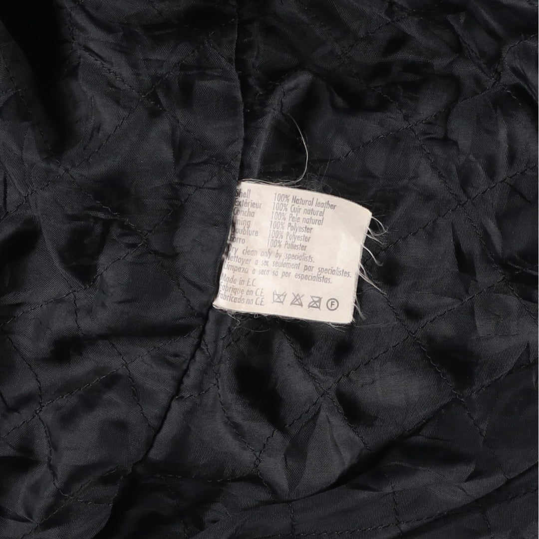 Heavy Swing Top Leather Blouson, Men's Size Medium, Vintage genuine leather brown type Vintage Second Hand