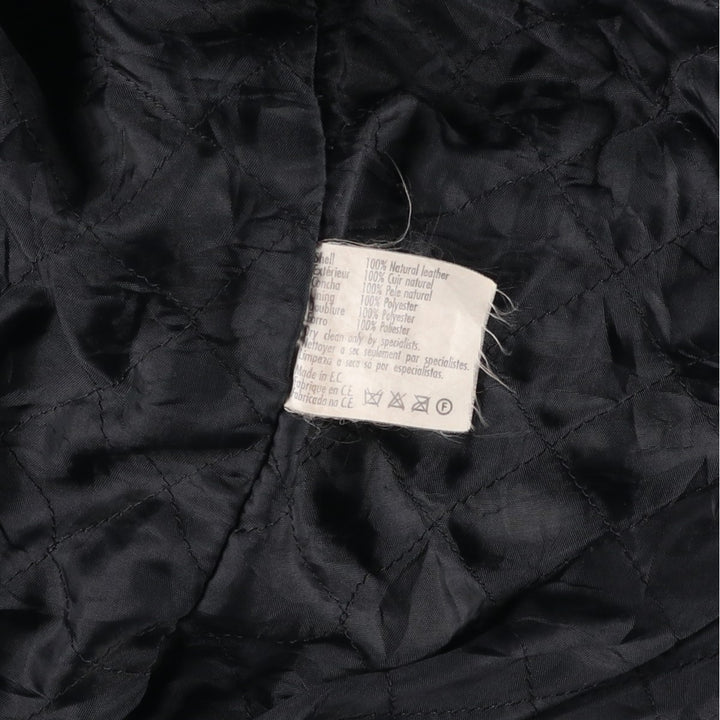 Heavy Swing Top Leather Blouson, Men's Size Medium, Vintage genuine leather brown type Vintage Second Hand