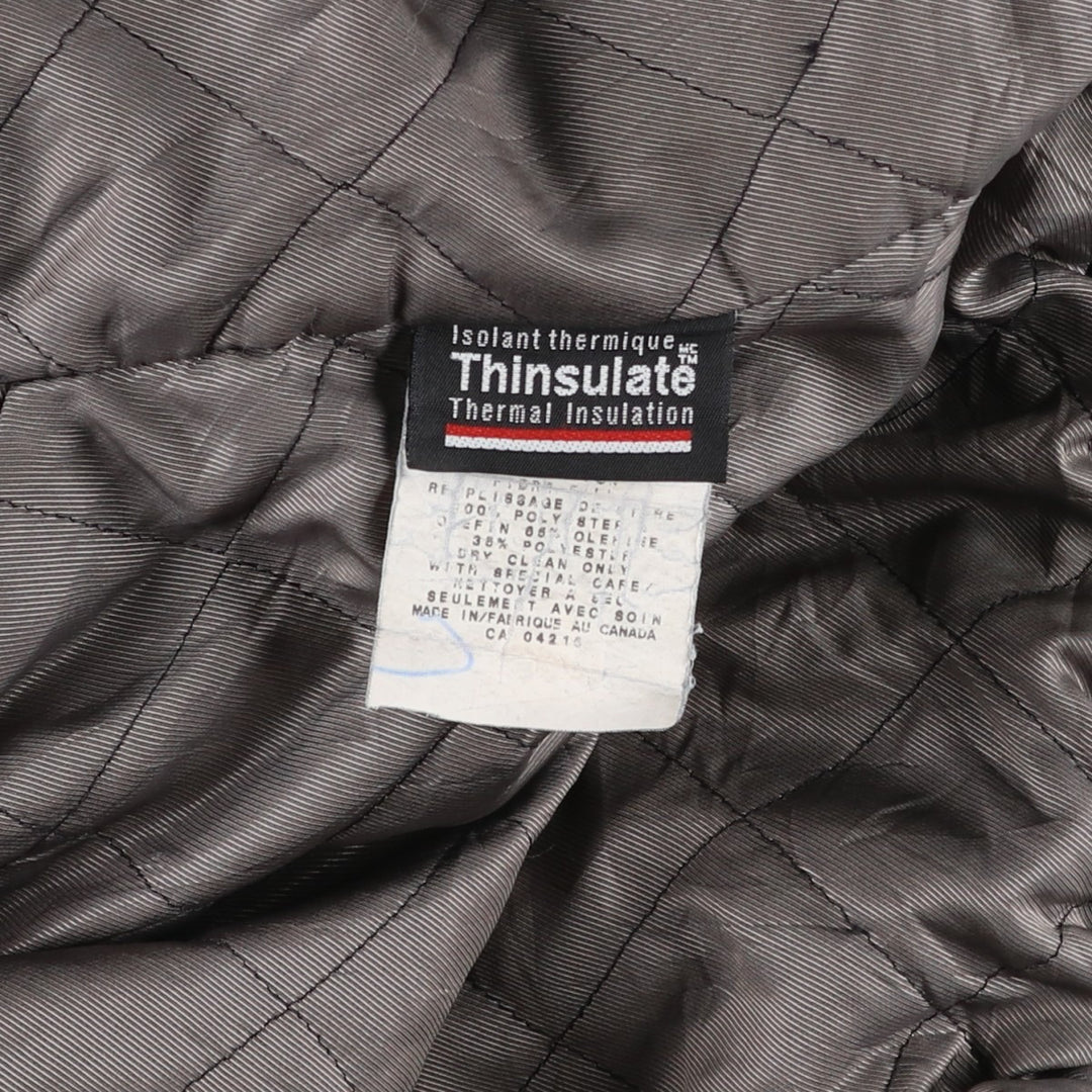 WEATHERMAN Leather Blouson, Made in Canada, Men's Size XL genuine leather black type Vintage Second Hand