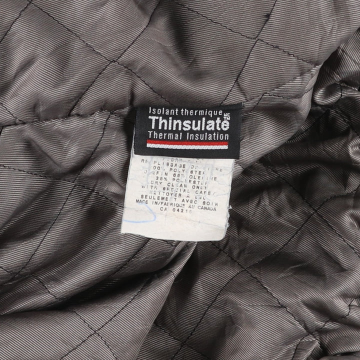 WEATHERMAN Leather Blouson, Made in Canada, Men's Size XL genuine leather black type Vintage Second Hand