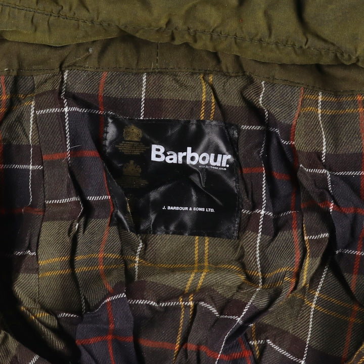 Vintage 1980s-1990'S Barbour Beaufort 3 Warrant Hooded Oiled Hunting Jacket, Men's Size XL unclear Khaki type Vintage Second Hand