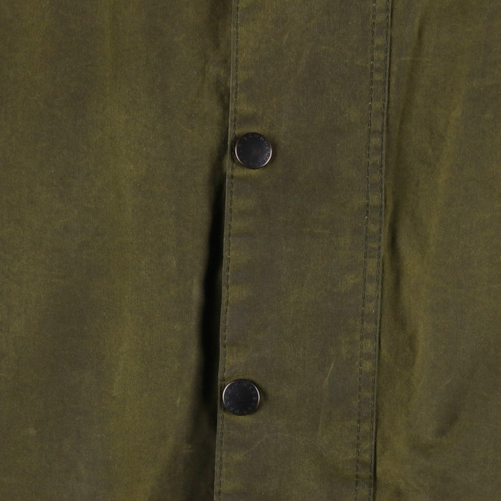 Vintage 1980s-1990'S Barbour Beaufort 3 Warrant Hooded Oiled Hunting Jacket, Men's Size XL unclear Khaki type Vintage Second Hand