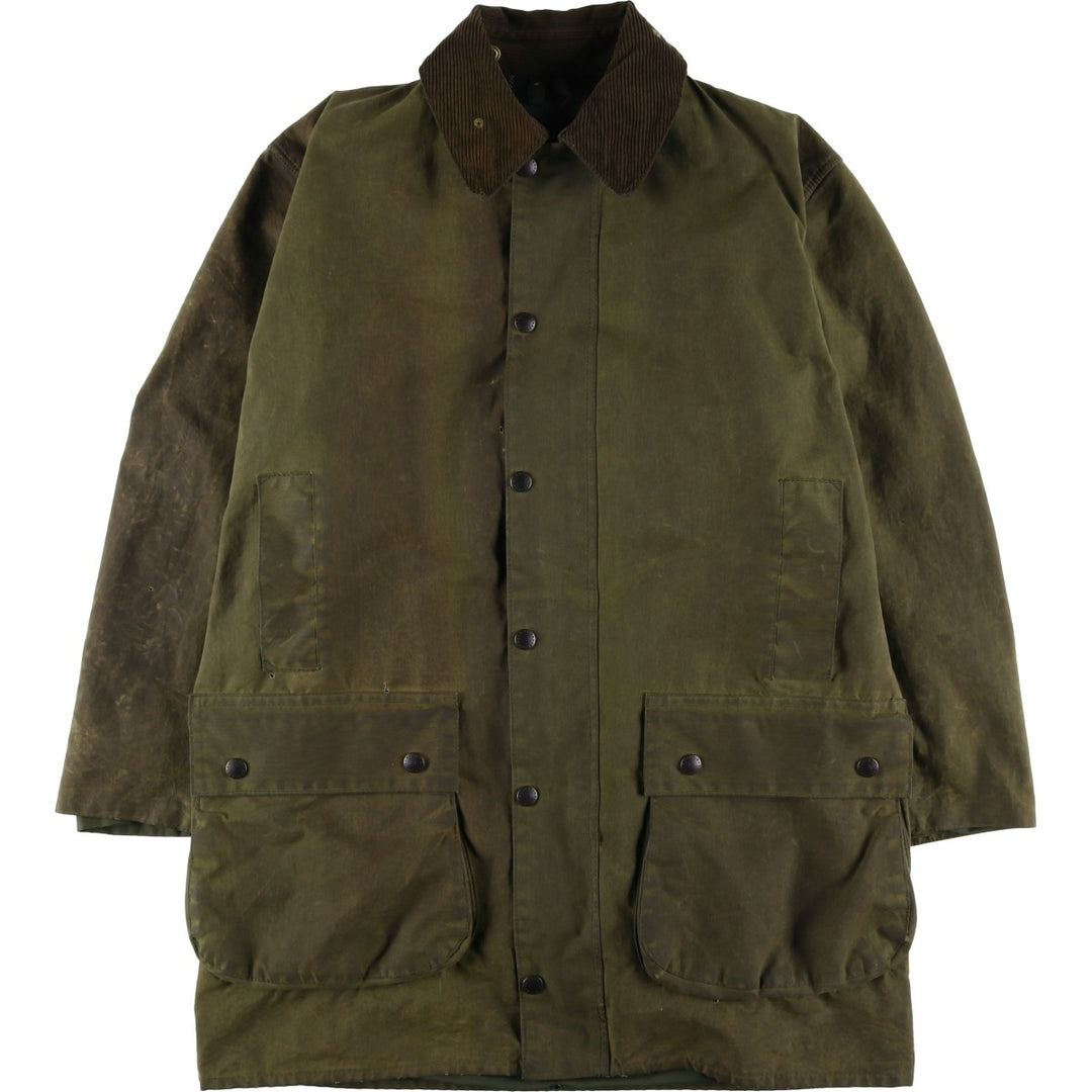 Vintage 1980'S Barbour Northumbria 2 Warrant waxed cotton oiled jacket, made in the UK, size M. unclear Khaki type Vintage Second Hand