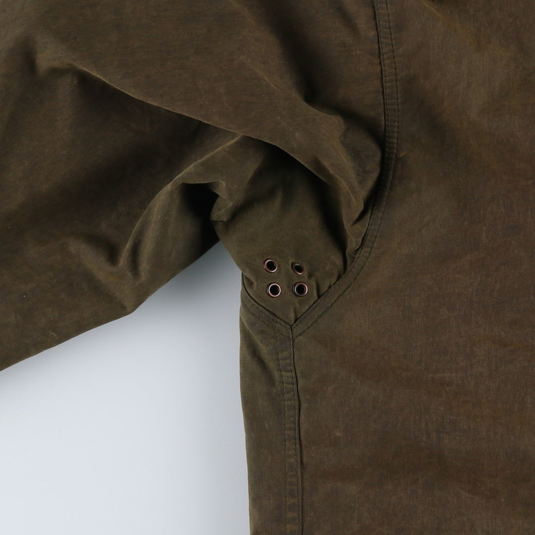 Vintage 1980'S Barbour Northumbria 2 Warrant waxed cotton oiled jacket, made in the UK, size M. unclear Khaki type Vintage Second Hand