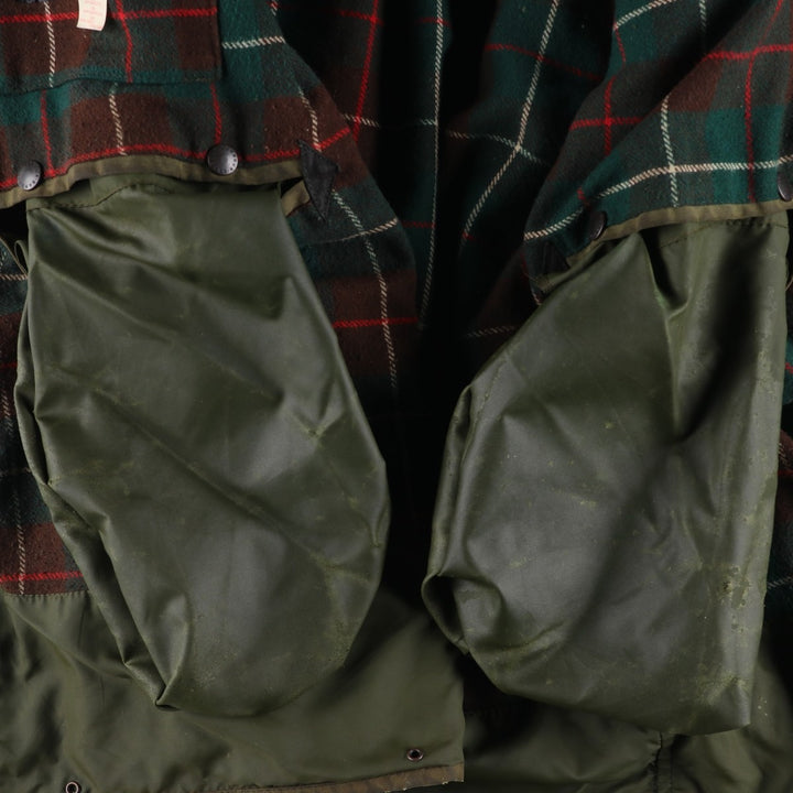 Vintage 1980'S Barbour Northumbria 2 Warrant waxed cotton oiled jacket, made in the UK, size M. unclear Khaki type Vintage Second Hand