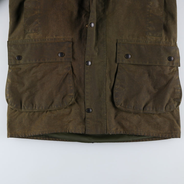 Vintage 1980'S Barbour Northumbria 2 Warrant waxed cotton oiled jacket, made in the UK, size M. unclear Khaki type Vintage Second Hand