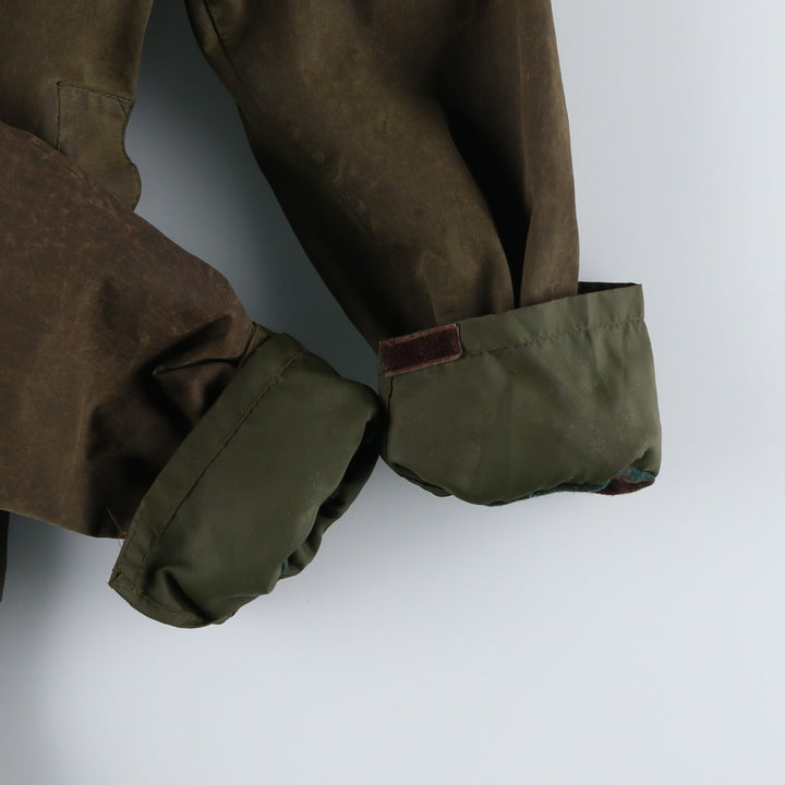 Vintage 1980'S Barbour Northumbria 2 Warrant waxed cotton oiled jacket, made in the UK, size M. unclear Khaki type Vintage Second Hand