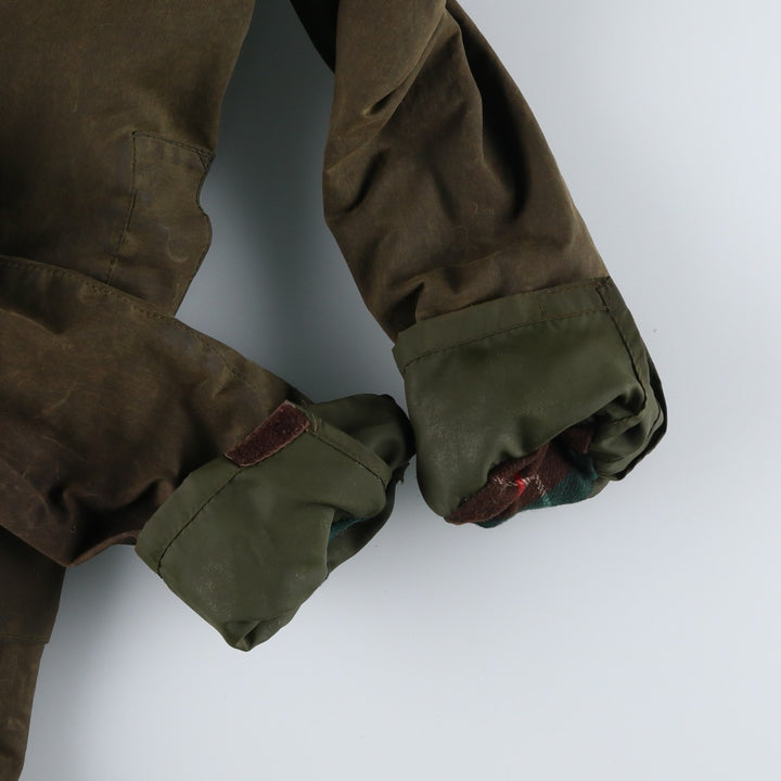 Vintage 1980'S Barbour Northumbria 2 Warrant waxed cotton oiled jacket, made in the UK, size M. unclear Khaki type Vintage Second Hand