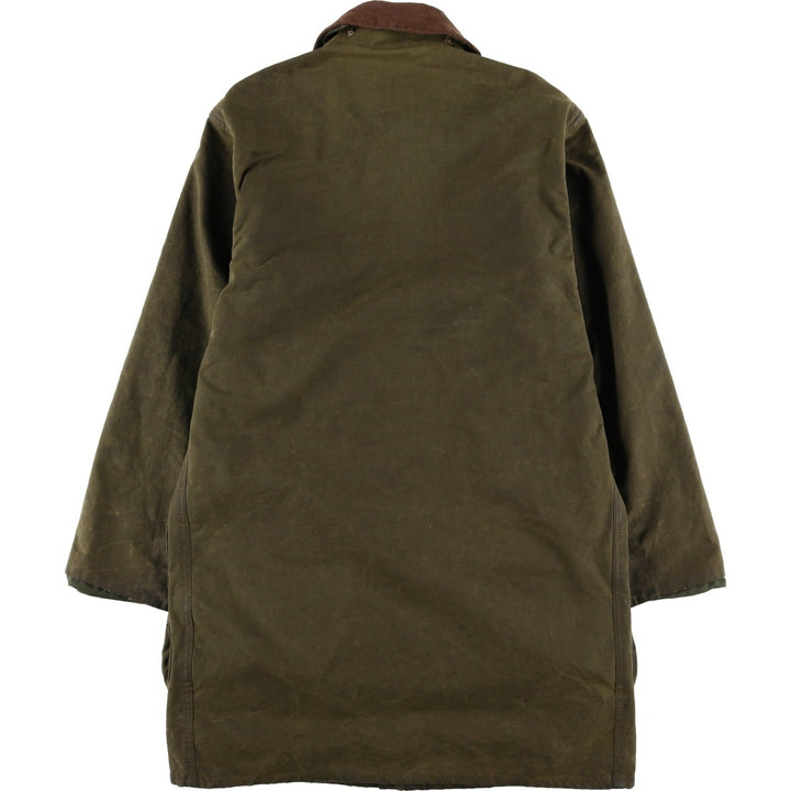 Vintage 1980'S Barbour Northumbria 2 Warrant waxed cotton oiled jacket, made in the UK, size S. unclear Khaki type Vintage Second Hand