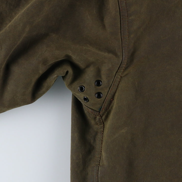 Vintage 1980'S Barbour Northumbria 2 Warrant waxed cotton oiled jacket, made in the UK, size S. unclear Khaki type Vintage Second Hand