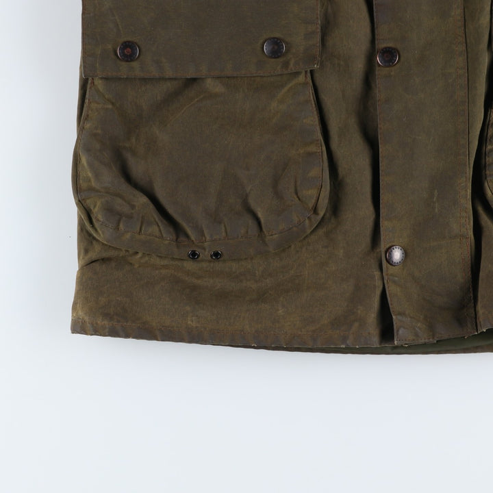Vintage 1980'S Barbour Northumbria 2 Warrant waxed cotton oiled jacket, made in the UK, size S. unclear Khaki type Vintage Second Hand