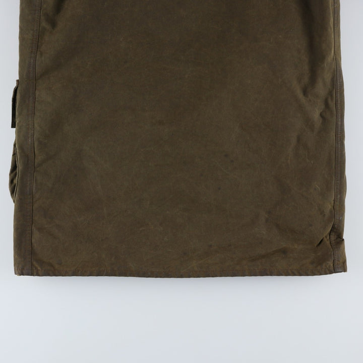 Vintage 1980'S Barbour Northumbria 2 Warrant waxed cotton oiled jacket, made in the UK, size S. unclear Khaki type Vintage Second Hand