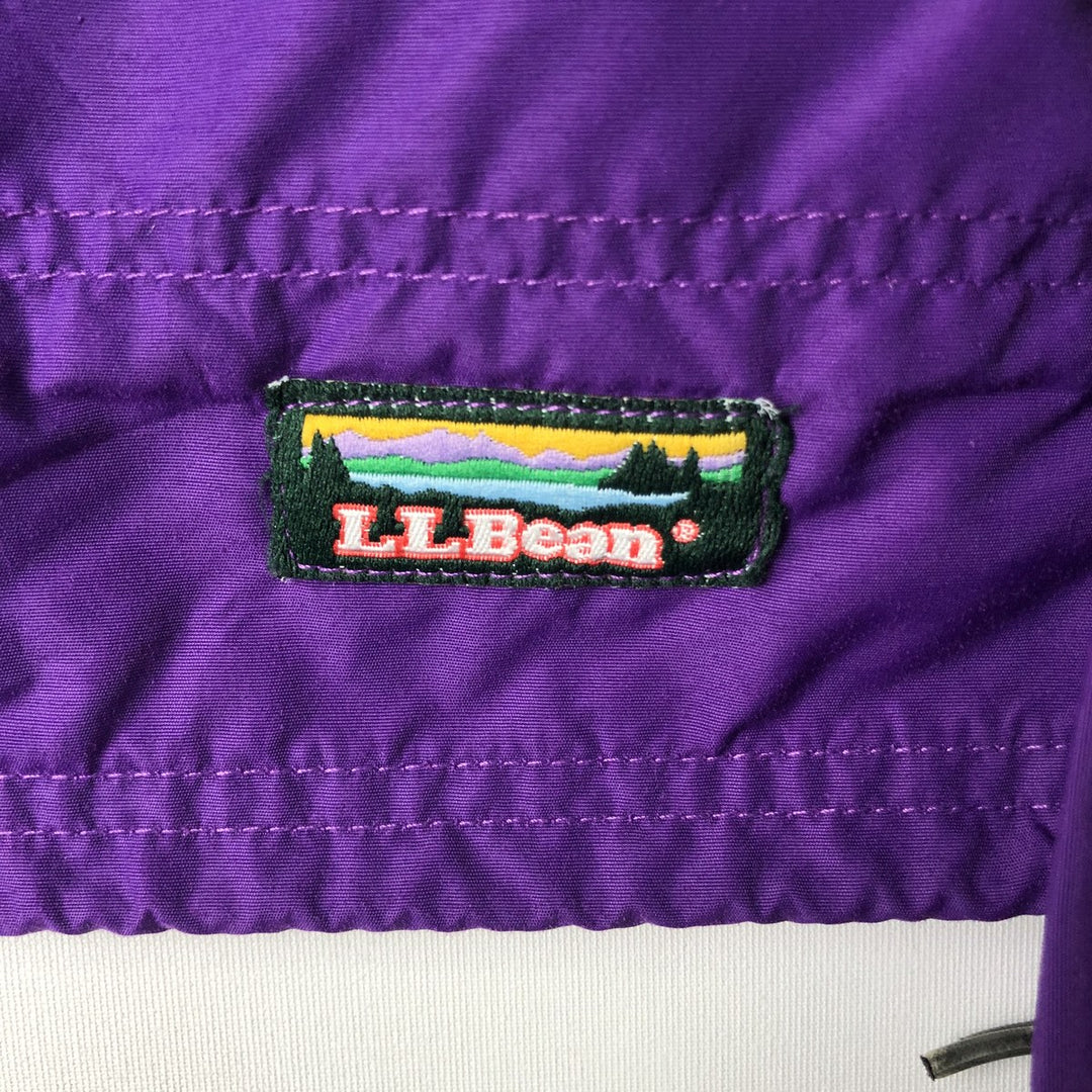Vintage LLBean Anorak Parka from the 1970'S to 1980s, size S, Women's Nylon purple type Vintage Second Hand