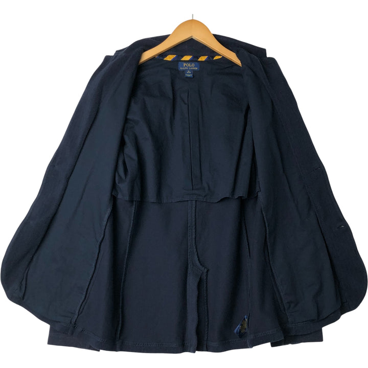 Ralph Lauren POLO RALPH LAUREN Herringbone Tailored Jacket Women's XL unclear navy blue type Vintage Second Hand