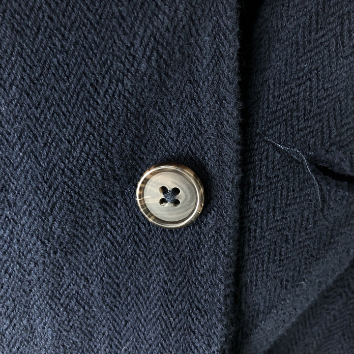 Ralph Lauren POLO RALPH LAUREN Herringbone Tailored Jacket Women's XL unclear navy blue type Vintage Second Hand