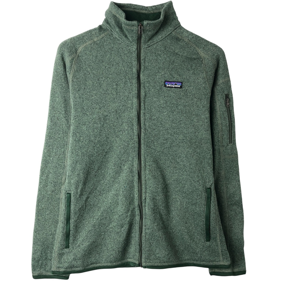 Patagonia Better Sweater Jacket 25543FA22 Fleece Jacket, Women's Size L recycled polyester Khaki type sage green Vintage Second Hand