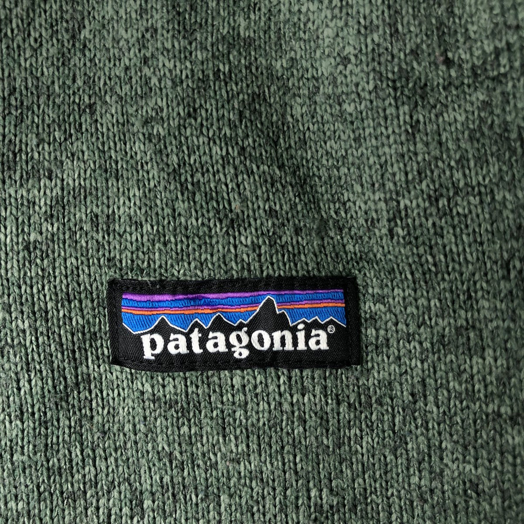 Patagonia Better Sweater Jacket 25543FA22 Fleece Jacket, Women's Size L recycled polyester Khaki type sage green Vintage Second Hand