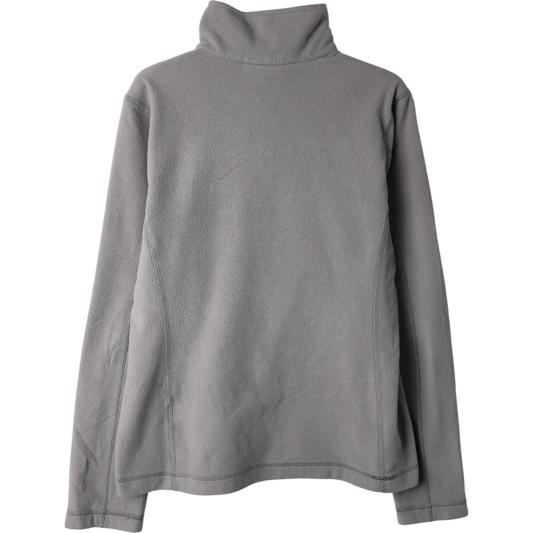 Patagonia Micro D 26278SP17 Half-Zip Fleece Pullover, Women's Size Medium polyester gray type Vintage Second Hand