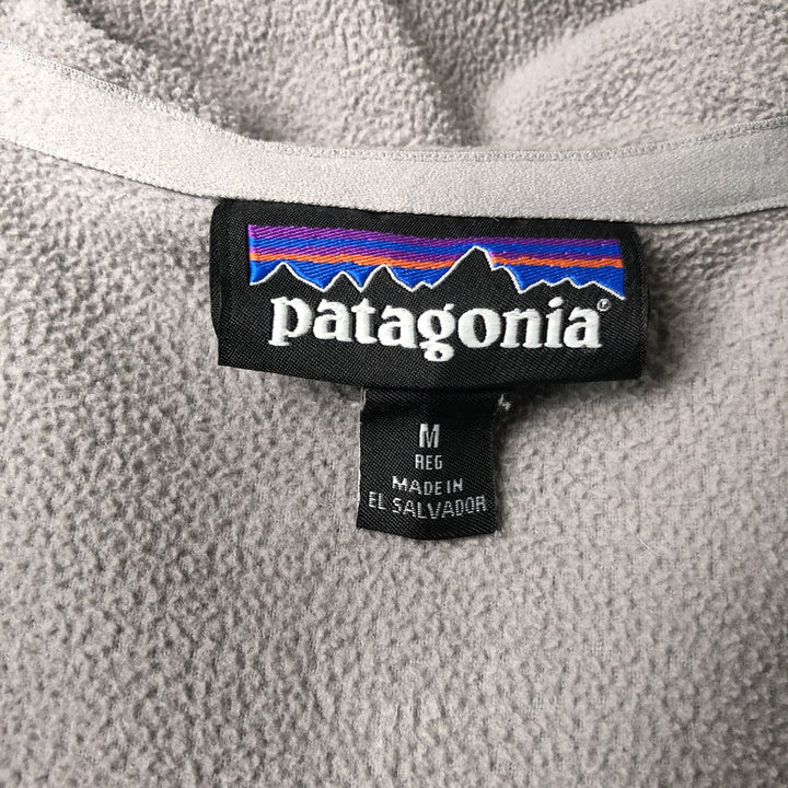 Patagonia Micro D 26278SP17 Half-Zip Fleece Pullover, Women's Size Medium polyester gray type Vintage Second Hand