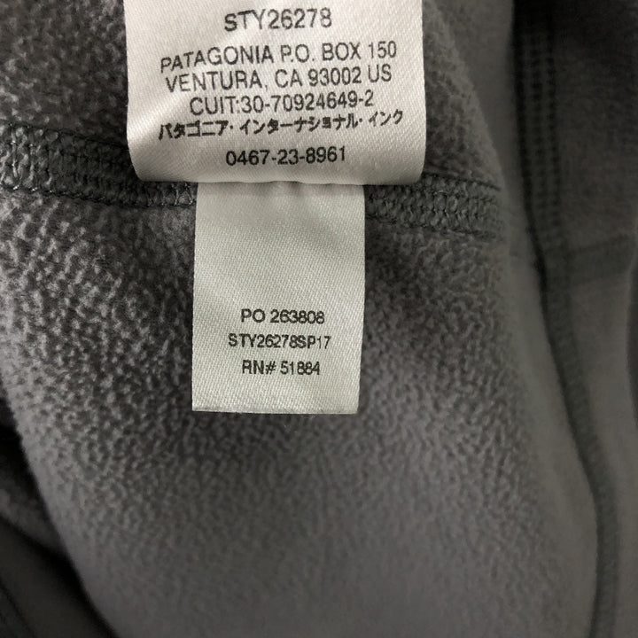 Patagonia Micro D 26278SP17 Half-Zip Fleece Pullover, Women's Size Medium polyester gray type Vintage Second Hand